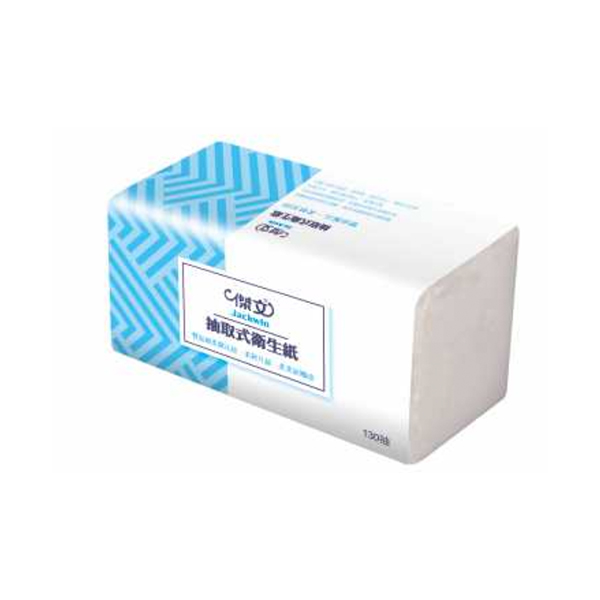 傑文抽取式衛生紙 130 抽 - 輕巧包裝設計