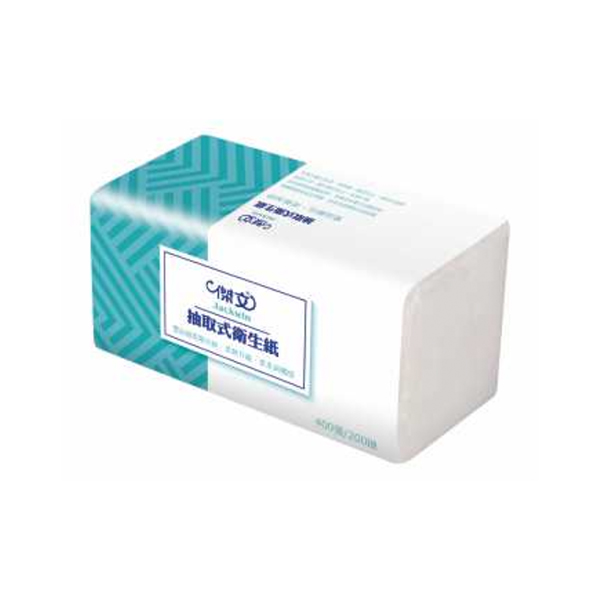 傑文抽取式衛生紙 200 抽 - 柔韌好抽、乾淨衛生