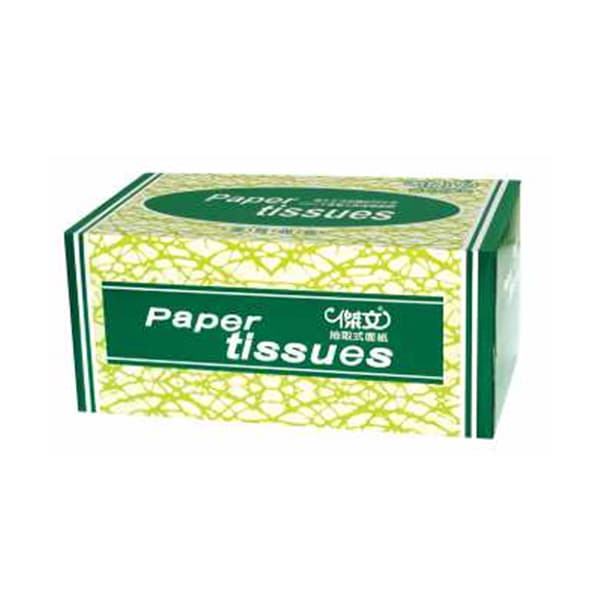 傑文抽取式盒裝面紙 - 紙質柔軟細緻