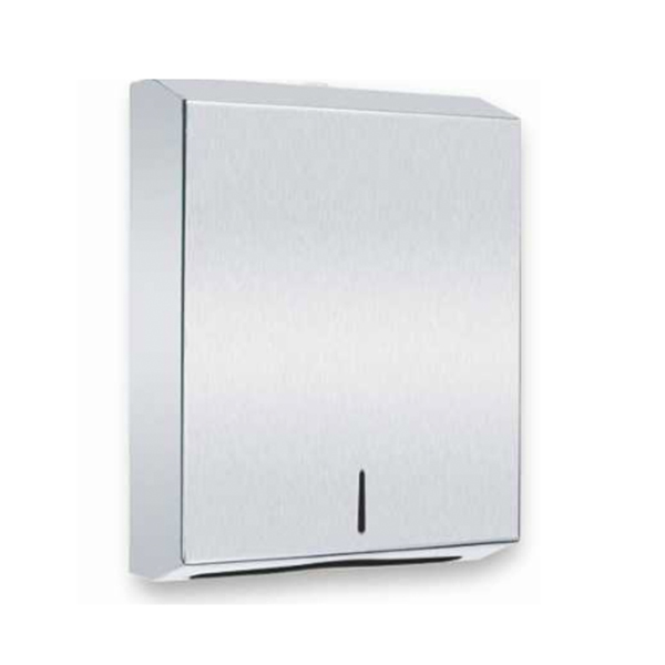 不鏽鋼雙包擦手紙架 - 加大容量減少補紙頻率